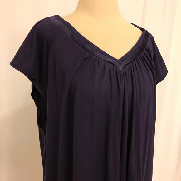 Carole Hickman Plum Colored Blouse. NWT - Picture 2 of 5